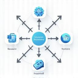 Diagram or flowchart representing strategic planning and goal setting for content